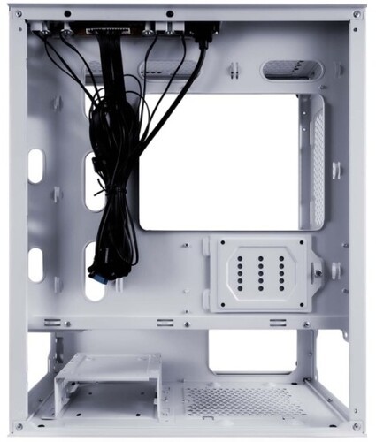 Компьютерный корпус 1STPLAYER TRILOBITE T3-G TG LED White (T3-G-WH-4F1-W)