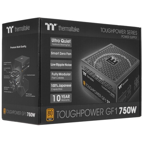 Блок питания Thermaltake 750W TOUGHPOWER GF1 750 PS-TPD-0750FNFAGE-1