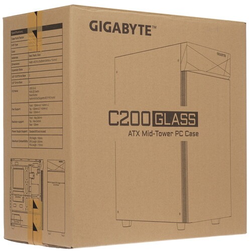 Компьютерный корпус Gigabyte C200G GB-C200G