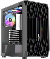 Компьютерный корпус 1STPLAYER ARIYA AY7 LED Black (AY7-BK-4F1)
