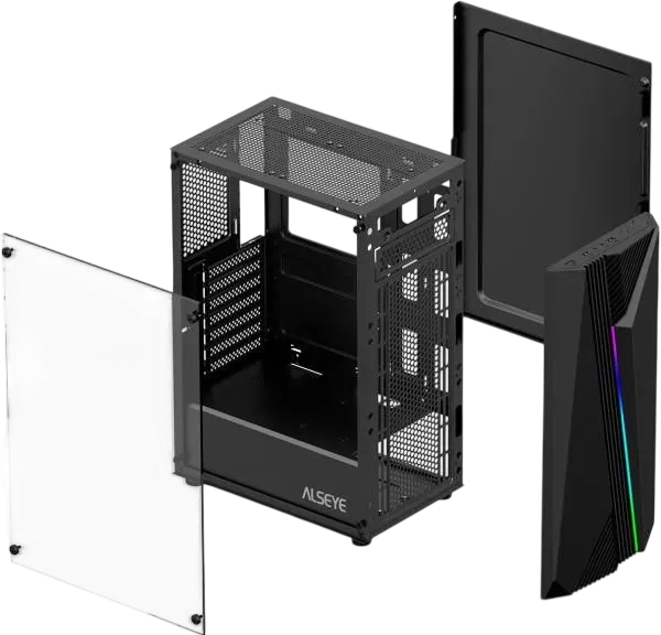 Компьютерный корпус ALSEYE H2 TG Black