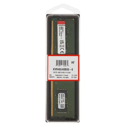 Оперативная память 8 Gb 4800 MHz Kingston ValueRAM (KVR48U40BS6-8)