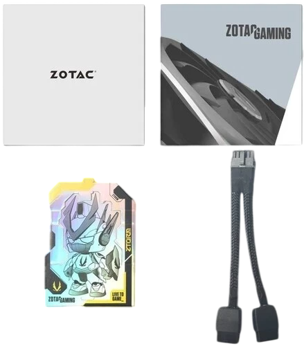Видеокарта ZOTAC (ZT-D40720Q-10M) GeForce RTX 4070 SUPER 12GB ТWIN EDGE ОС WHITE ED