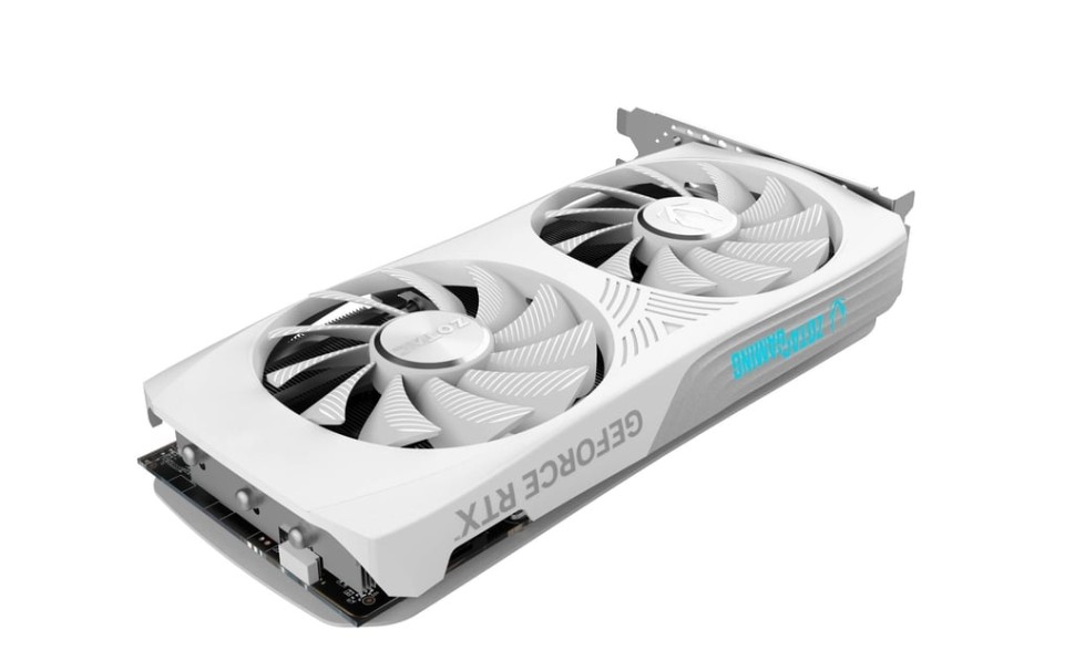 Видеокарта ZOTAC (ZT-D40720Q-10M) GeForce RTX 4070 SUPER 12GB ТWIN EDGE ОС WHITE ED