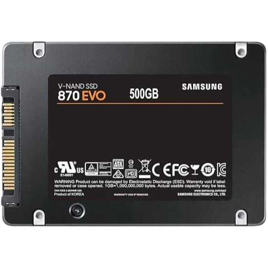 Твердотельный накопитель Samsung 500 Gb 870 EVO (MZ-77E500B/KR)