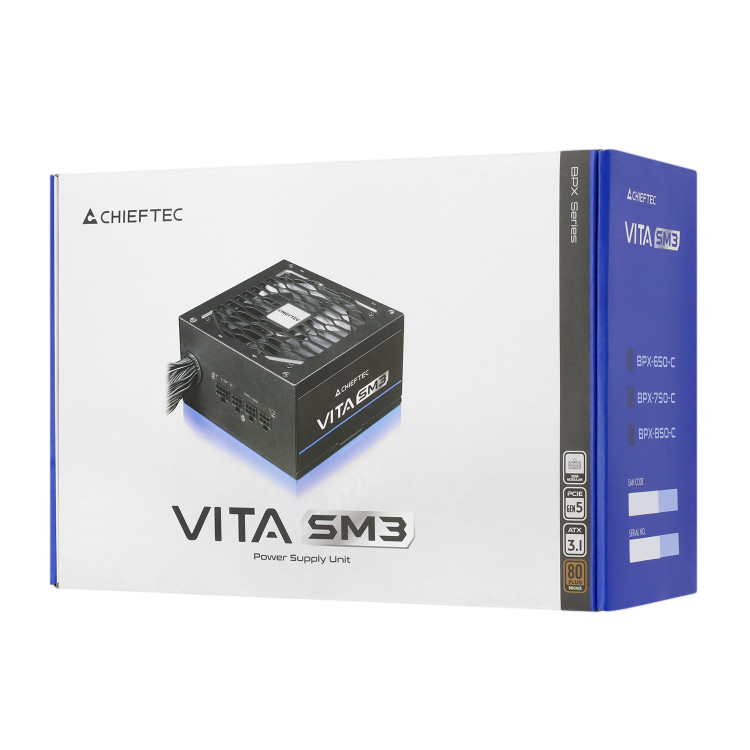 Блок питания Chieftec 850W Vita SM3 (BPX-850-C) 16 Pin (PCIe 5.0 Connector Cable Details)