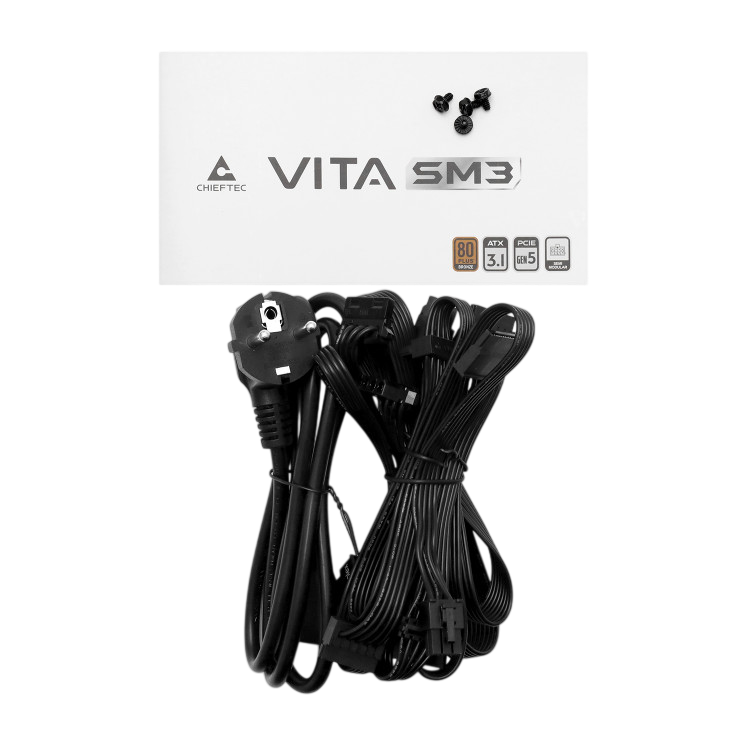 Блок питания Chieftec 850W Vita SM3 (BPX-850-C) 16 Pin (PCIe 5.0 Connector Cable Details)