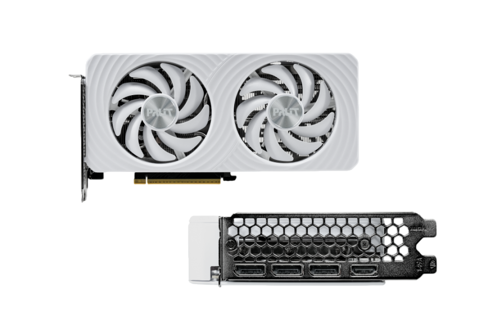 Видеокарта Palit (NE75060U19P1-GB2063M) GeForce RTX 5060 8GB WHITE OC