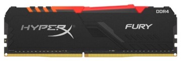 Оперативная память 8 Gb 3200 MHz Kingston HYPERX FURY RGB Black (HX432C16FB3A/8)
