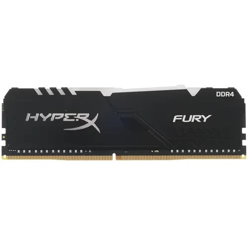 Оперативная память 8 Gb 3200 MHz Kingston HYPERX FURY RGB Black (HX432C16FB3A/8)