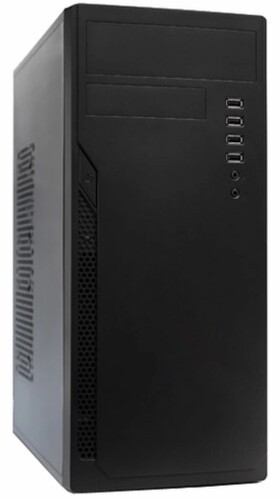 Компьютерный корпус Foxline FL-301 Black (FL-301-FZ500R)