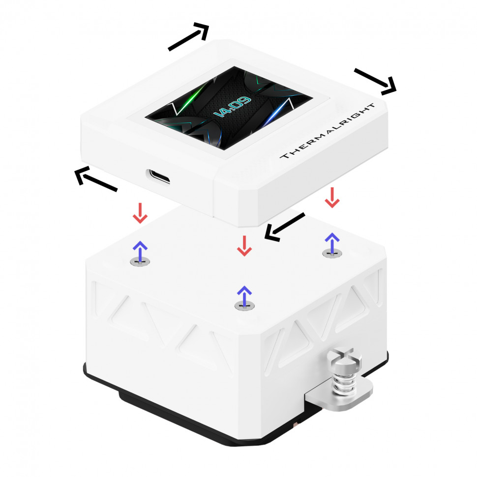 Система жидкостного охлаждения для процессора Thermalright Frozen Warframe SE 360 ARGB White V2 (TRFWSE360AWV2)