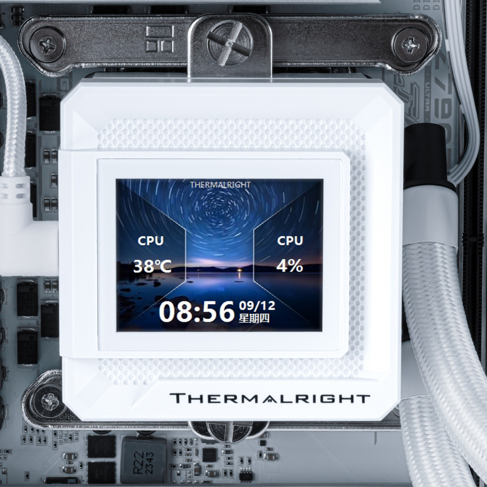 Система жидкостного охлаждения для процессора Thermalright Frozen Warframe SE 360 ARGB White V2 (TRFWSE360AWV2)