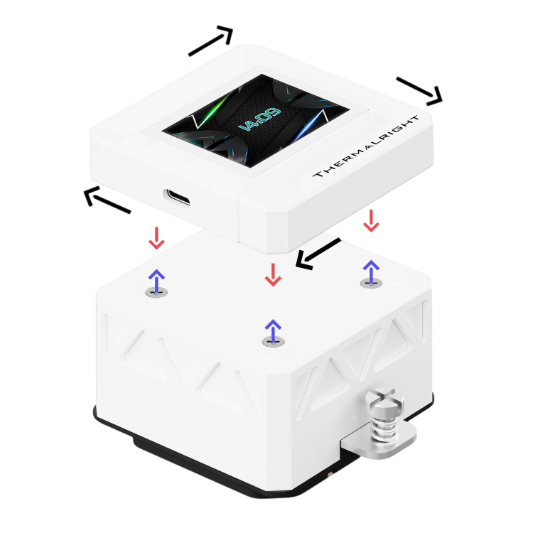 Система жидкостного охлаждения для процессора Thermalright Frozen Warframe SE 360 ARGB White V2 (TRFWSE360AWV2)