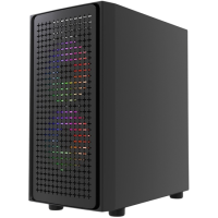 Компьютерный корпус Powercase Mistral Micro EM20 TG FRGB Black (CMMEM20B-L3)