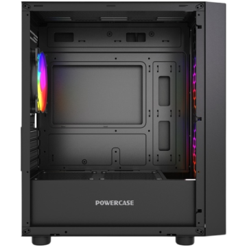 Компьютерный корпус Powercase Mistral Micro EM20 TG FRGB Black (CMMEM20B-L3)