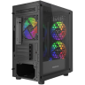 Компьютерный корпус Powercase Mistral Micro EM20 TG FRGB Black (CMMEM20B-L3)