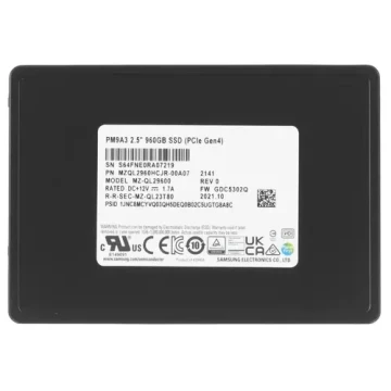 Твердотельный накопитель Samsung 960 Gb ENTERPRISE U.2 (MZQL2960HCJR-00A07)