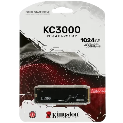 Твердотельный накопитель Kingston 1024 Gb SKC3000 (SKC3000S/1024G)