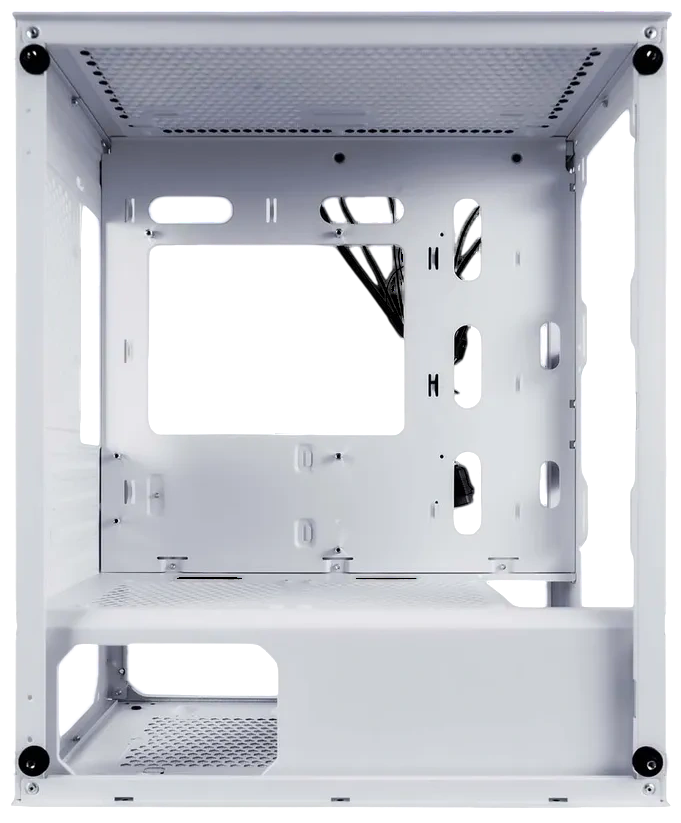 Компьютерный корпус 1STPLAYER TRILOBITE T3 TG LED White (T3-WH-4F1-W)