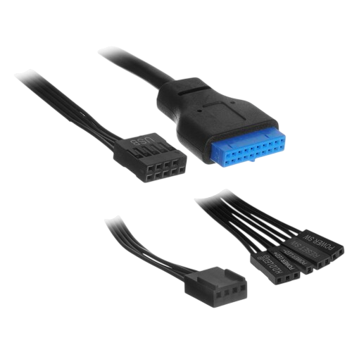 Компьютерный корпус Chieftec ELOX Black (AS-01B-OP)