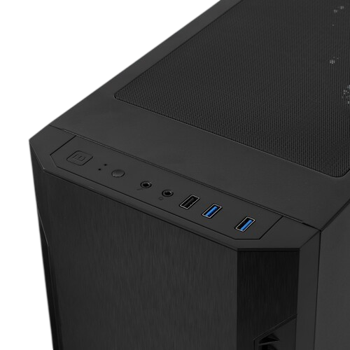 Компьютерный корпус Chieftec ELOX Black (AS-01B-OP)