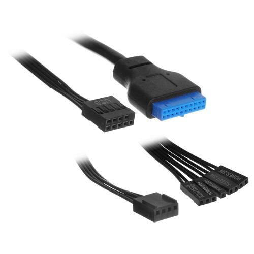 Компьютерный корпус Chieftec ELOX Black (AS-01B-OP)