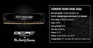 Оперативная память 8 Gb 2666 MHz OCPC XT II XTREME Black (MMX8GD426C19U)