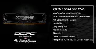 Оперативная память 8 Gb 2666 MHz OCPC XT II XTREME Black (MMX8GD426C19U)