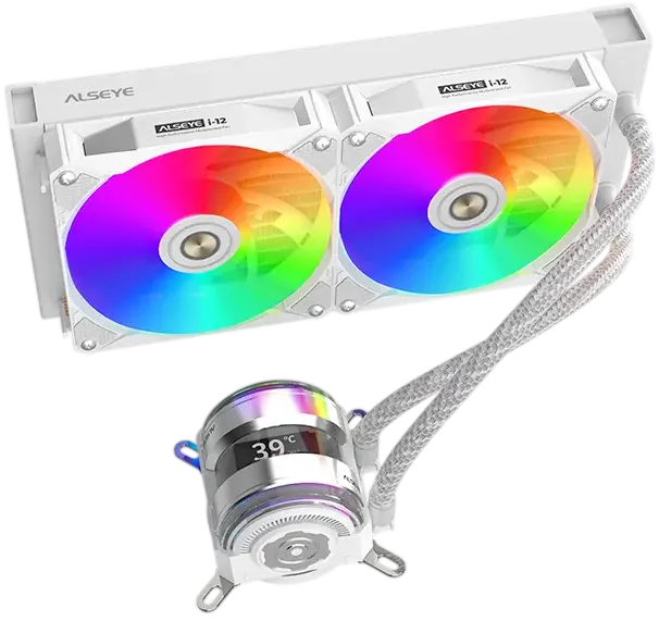 Система жидкостного охлаждения для процессора ALSEYE RGB White i240-W