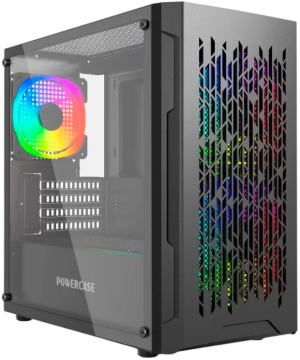 Компьютерный корпус Powercase MISTRAL Micro D3B TG ARGB PWM Black (CMMDB-A3)