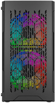 Компьютерный корпус Powercase MISTRAL Micro D3B TG ARGB PWM Black (CMMDB-A3)