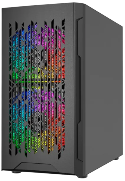 Компьютерный корпус Powercase MISTRAL Micro D3B TG ARGB PWM Black (CMMDB-A3)