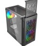 Компьютерный корпус Powercase MISTRAL Micro D3B TG ARGB PWM Black (CMMDB-A3)