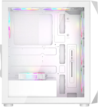 Компьютерный корпус 1STPLAYER ARIYA AY7 LED White (AY7-WH-4F1-W)