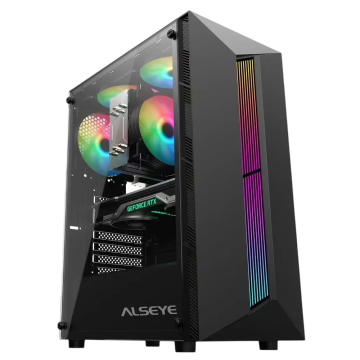 Компьютерный корпус ALSEYE H1 TG Black