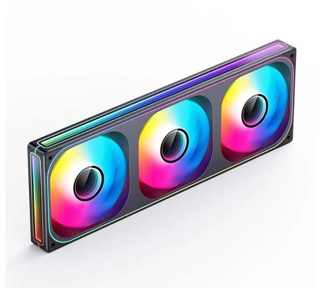 Вентилятор для корпуса Ji Jia Fans 360 ARGB Black v1
