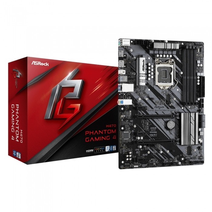 Материнская плата ASRock H470 PHANTOM GAMING 4