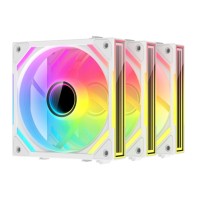 Комплект вентиляторов для корпуса XASTRA FS120W ARGB White (FS120-3WA-SXX-GL)