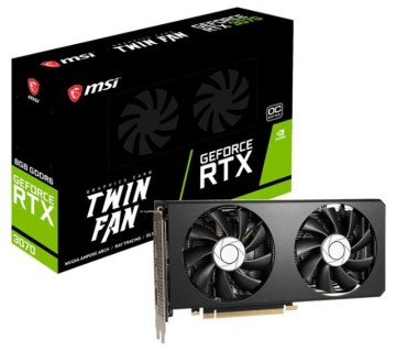 Видеокарта MSI (RTX 3070 TWIN FAN OC) GeForce RTX 3070 8GB TWIN FAN OC
