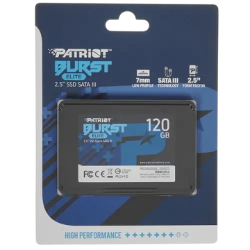 Твердотельный накопитель Patriot 120 Gb MEMORY BURST ELITE (PBE120GS25SSDR)