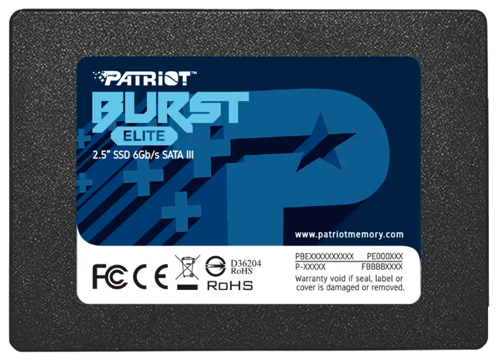 Твердотельный накопитель Patriot 120 Gb MEMORY BURST ELITE (PBE120GS25SSDR)