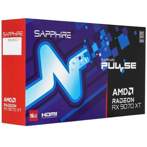 Видеокарта Sapphire (11348-03-20G) Radeon RX 9070 XT 16GB PULSE