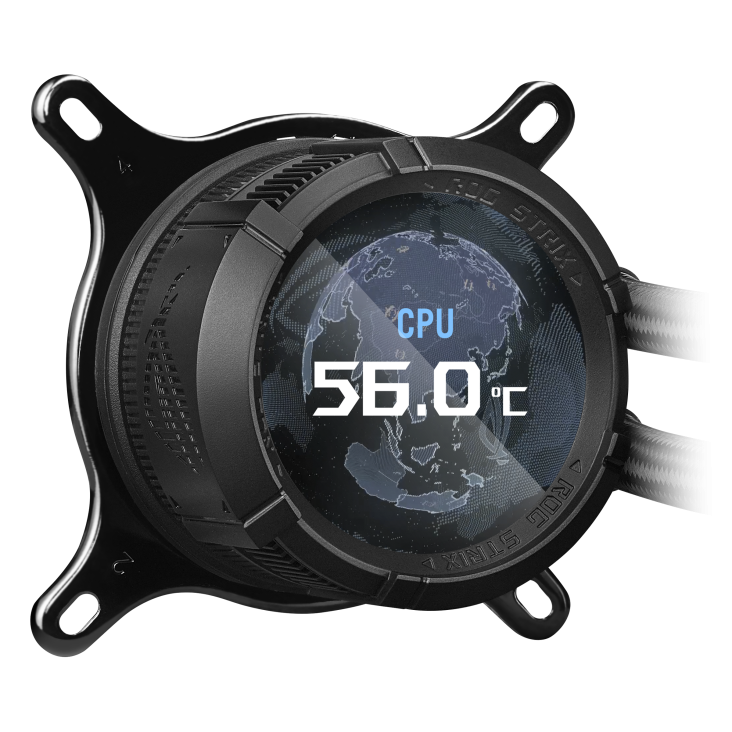 Система жидкостного охлаждения для процессора ASUS ROG STRIX LC III 360 ARGB LCD (90RC00W1-M0UAY0)