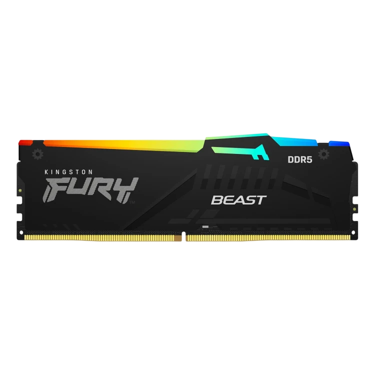 Оперативная память 64 Gb 6000 MHz Kingston FURY Beast RGB Black (KF560C36BBE2AK2-64)