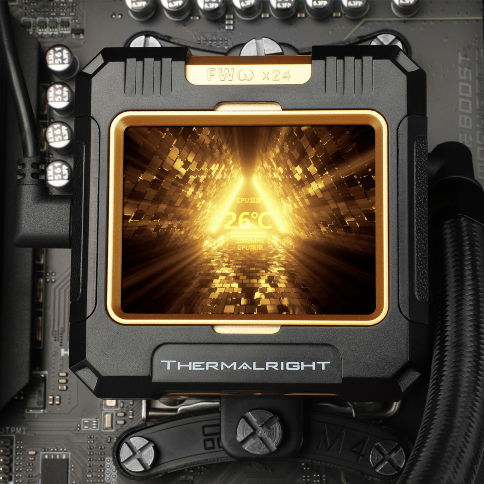 Система жидкостного охлаждения для процессора Thermalright Frozen Warframe 420 ARGB Black (TRFW420AB)
