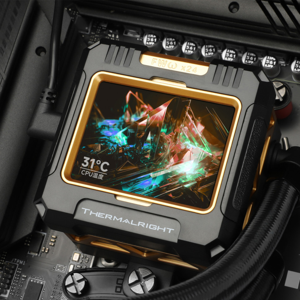 Система жидкостного охлаждения для процессора Thermalright Frozen Warframe 420 ARGB Black (TRFW420AB)