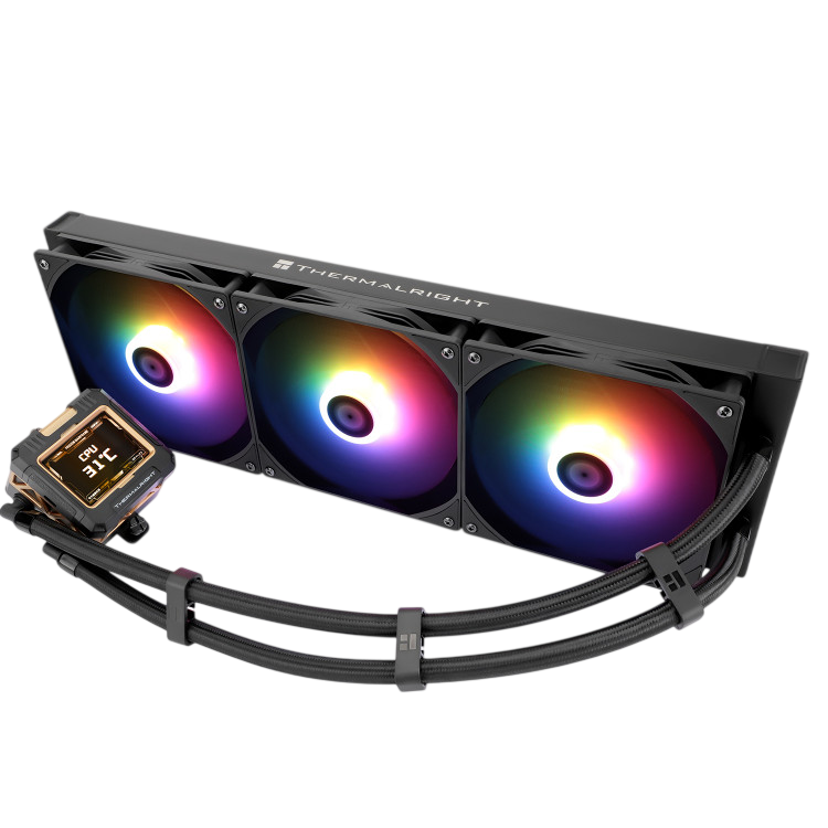 Система жидкостного охлаждения для процессора Thermalright Frozen Warframe 420 ARGB Black (TRFW420AB)
