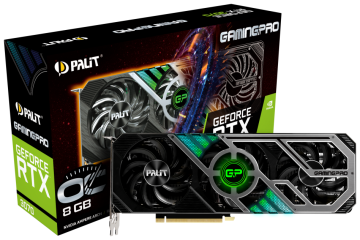 Видеокарта Palit (NE63070S19P2-1041A) GeForce RTX 3070 8GB GAMINGPRO OC