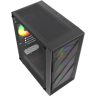 Компьютерный корпус Powercase Mistral Micro EM21 TG FRGB Black (CMMEM21B-L4)